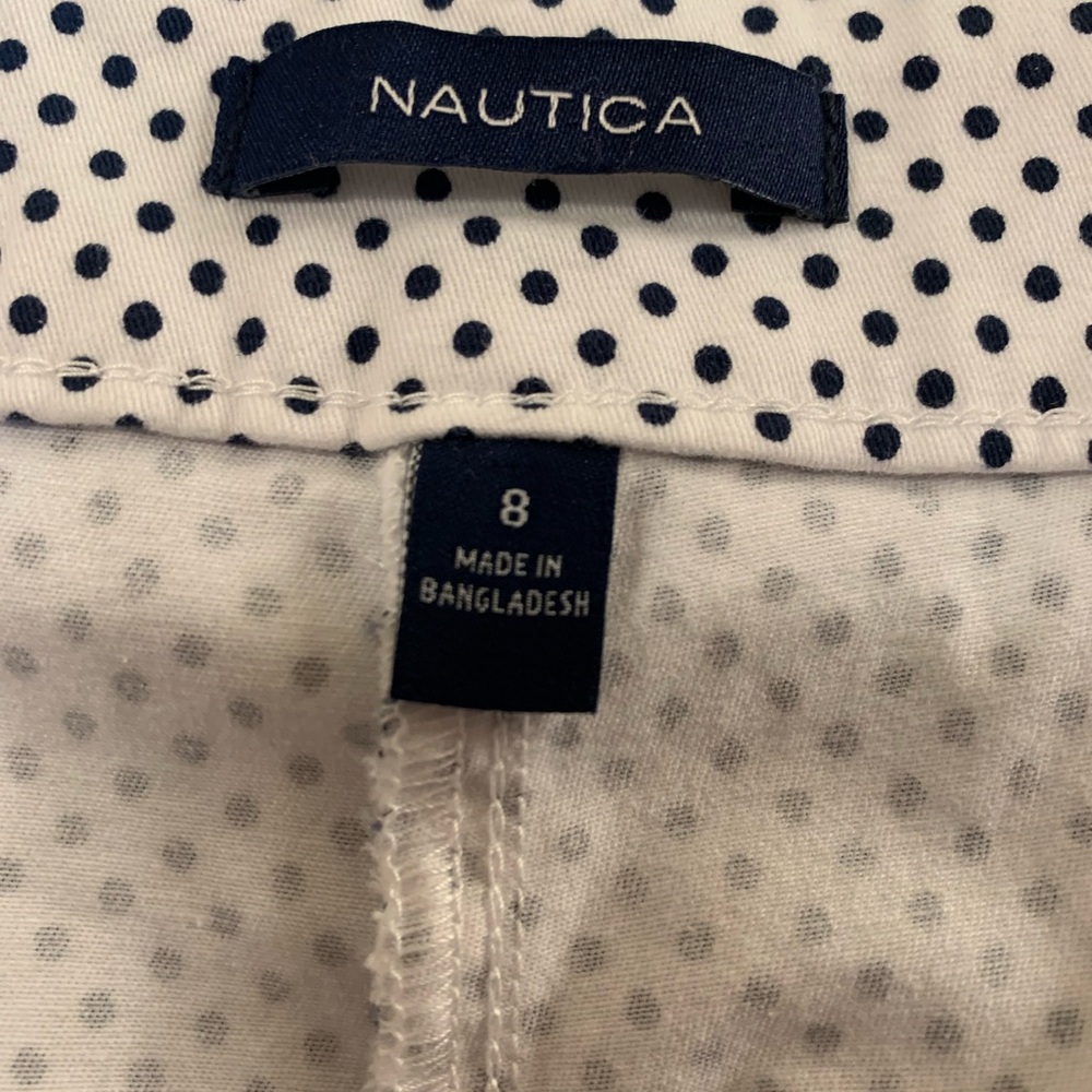 Nautica Navy and white shorts